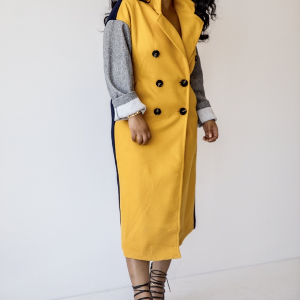 Multi colored coat - Picture 1 of 2